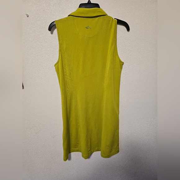 Greg Norman Play Dry Chartreuse Athletic Dress Women's Size Medium NWT - Picture 5 of 9